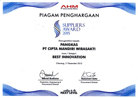 Best Innovation AHM 2015